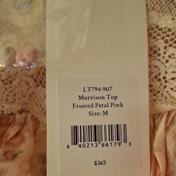 Morrison Silk Top In Frosted Petal Pink NWT - Picture 2 of 16